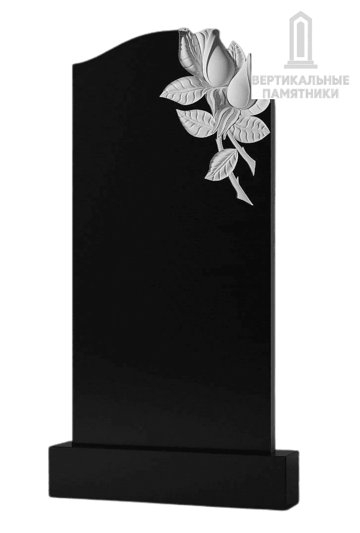 Резной памятник «Цветок души» 314