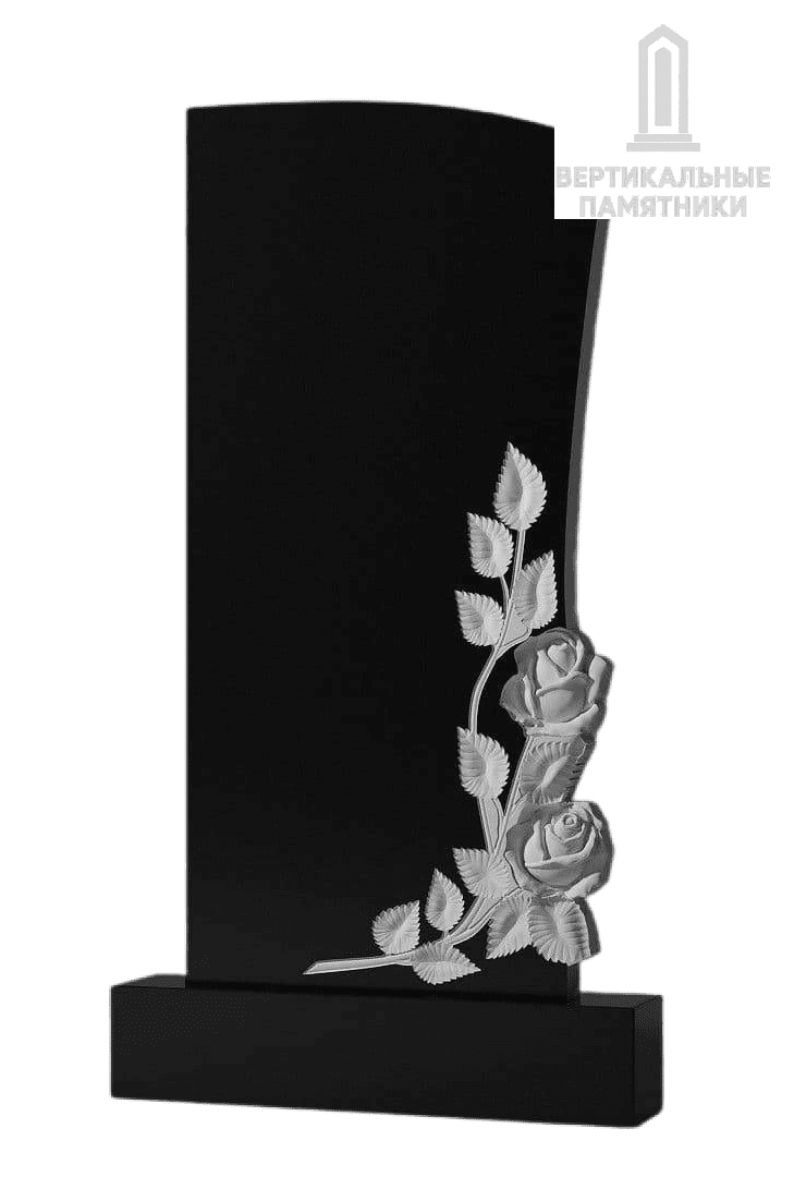 Резной памятник «Вечность и цветы» 307