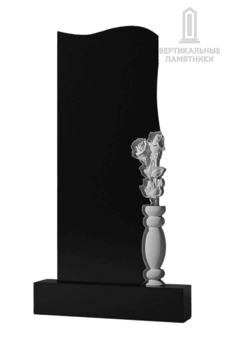Резной памятник «Памятный вазон» 299
