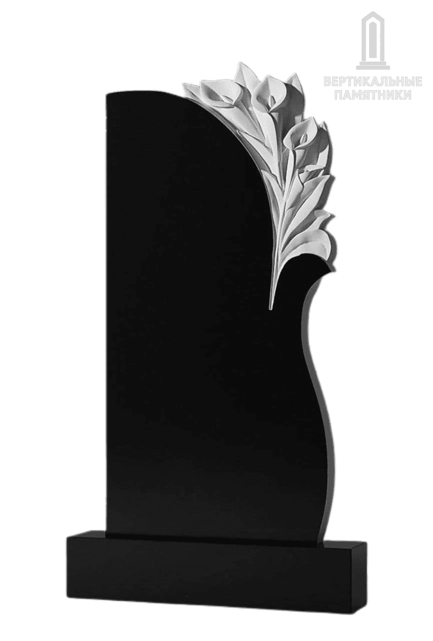 Резной памятник «Лилии» 297