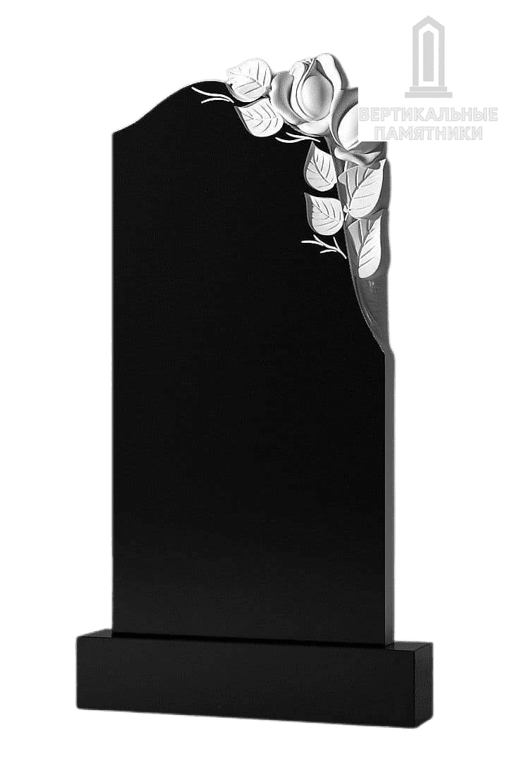 Резной памятник «Роза на морозе» 294