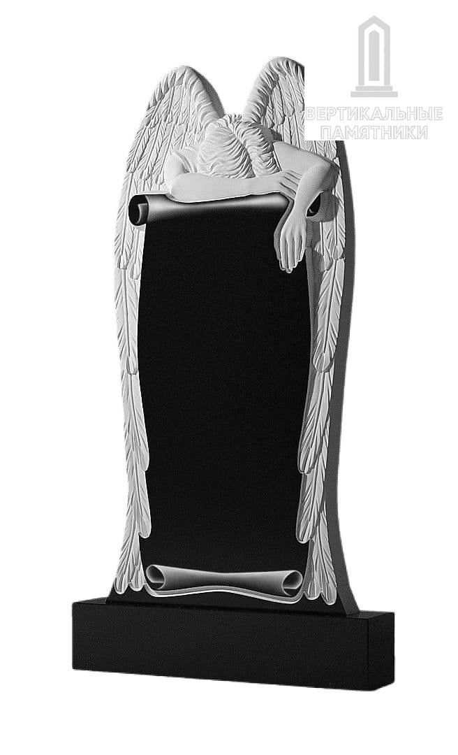 Резной памятник «Письмо ангела» 408