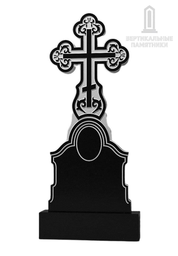 Резной памятник «Крест» 375