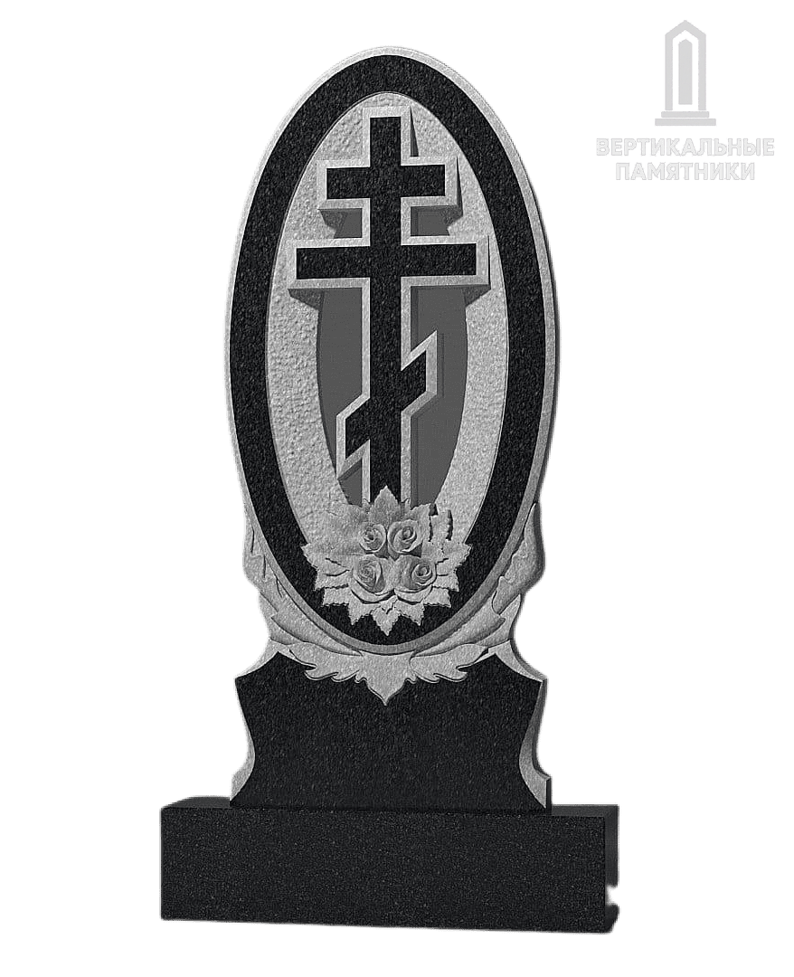 Резной памятник «Крест» 372