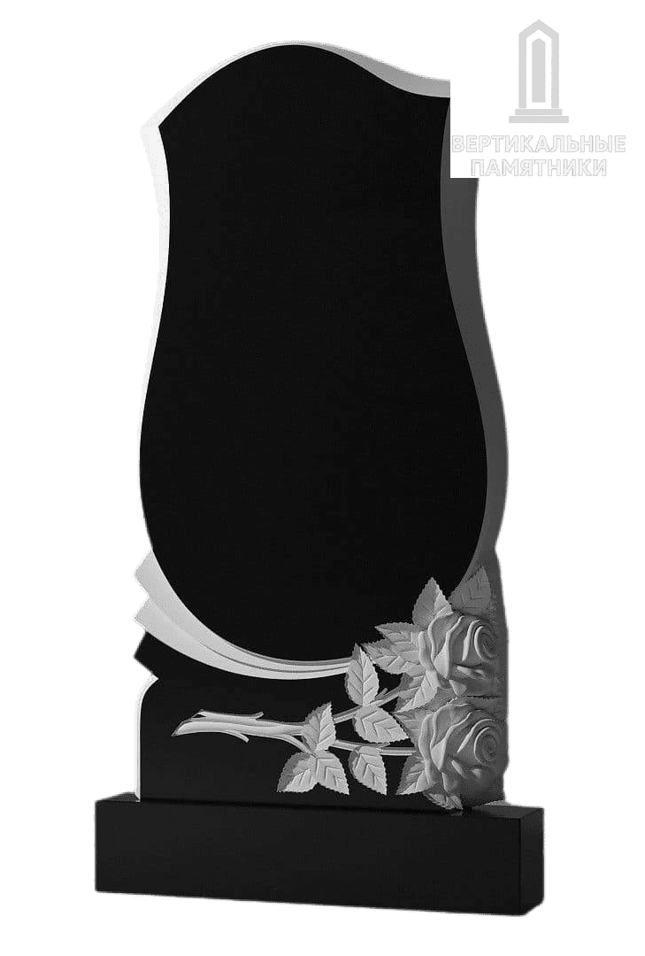 Резной памятник «Резные розы» 326