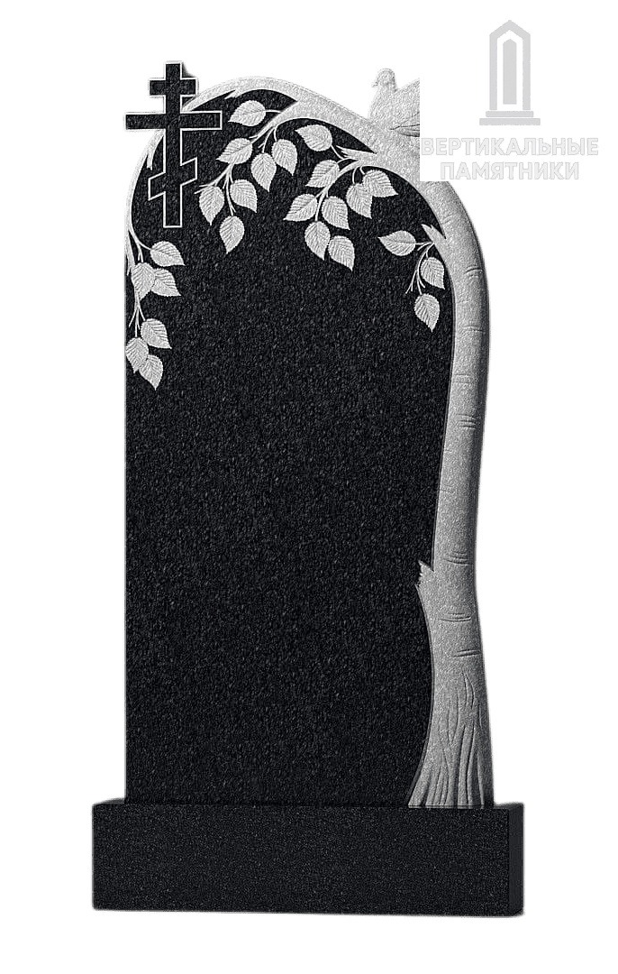 Резной памятник «Дерево. Голубь и крест»319