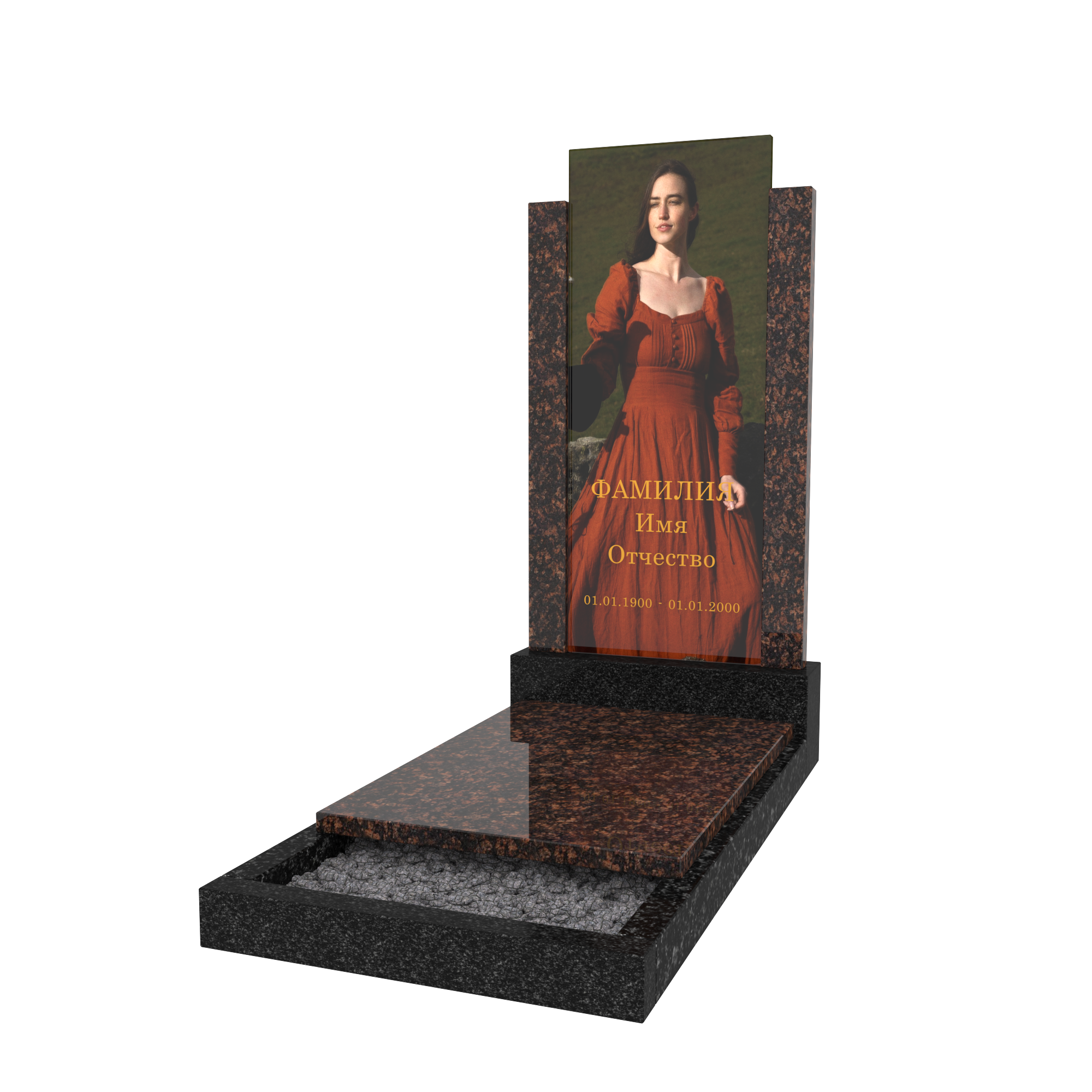 Памятник из стекла «Викториан»